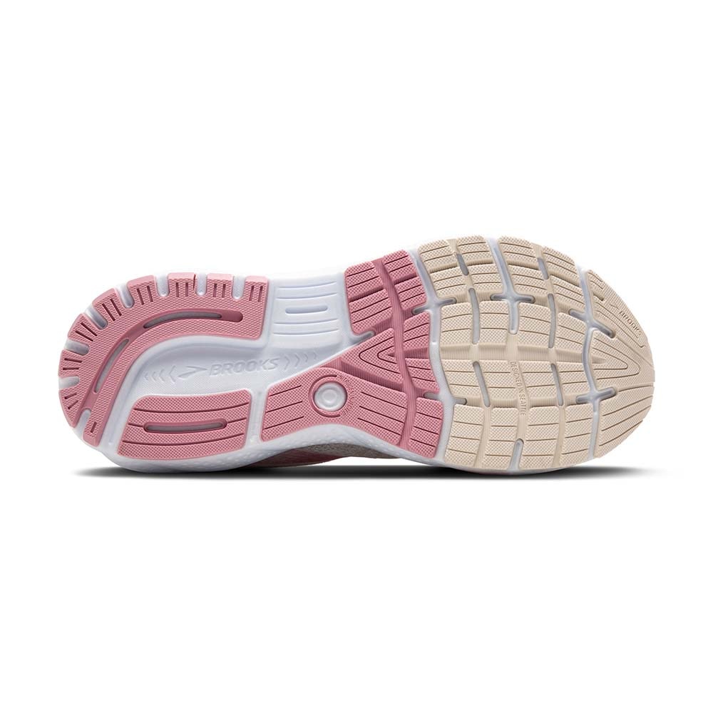 Brooks Ghost 16 Joggesko Dame Beige/Rosa