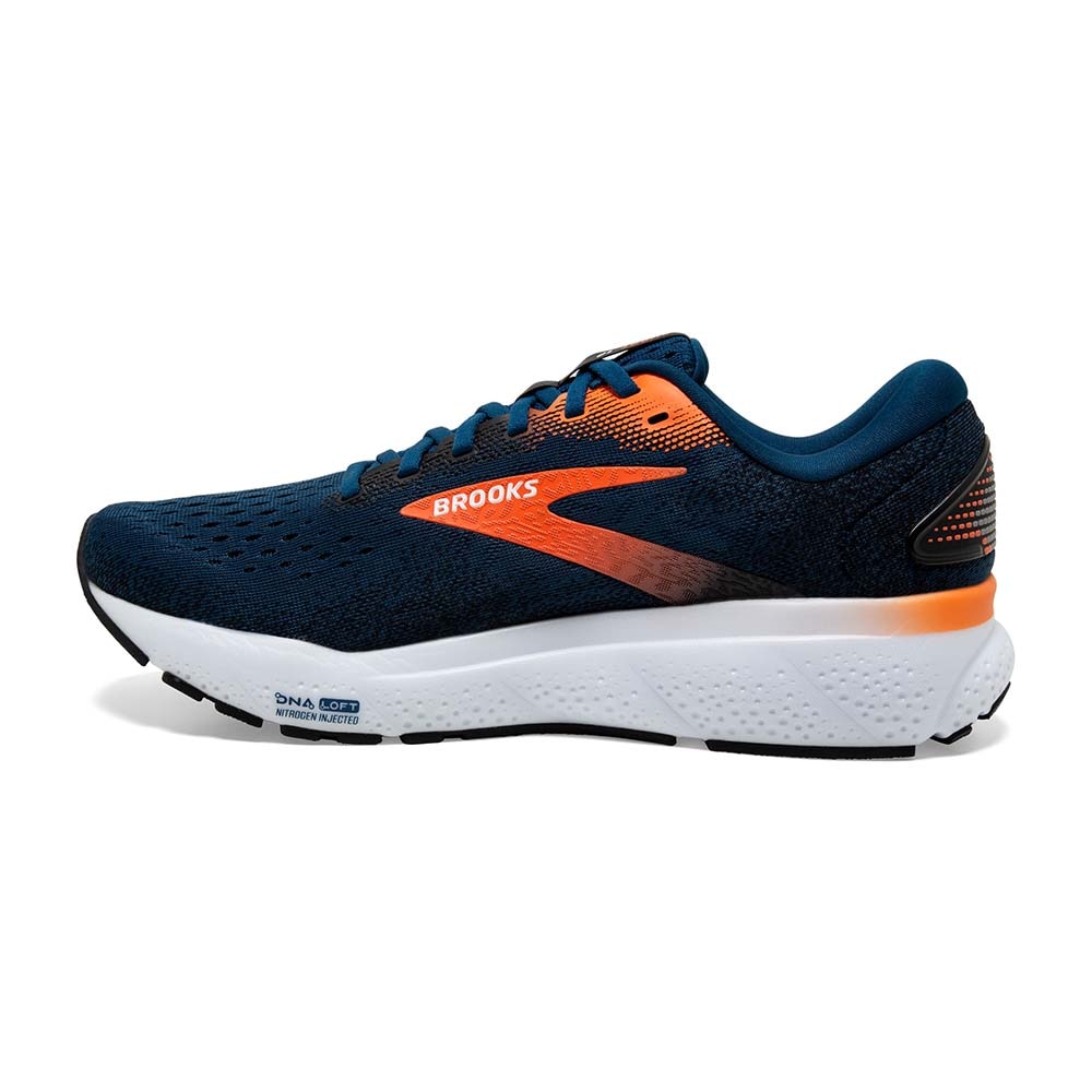 Brooks Ghost 16 Joggesko Herre Marine/Oransje