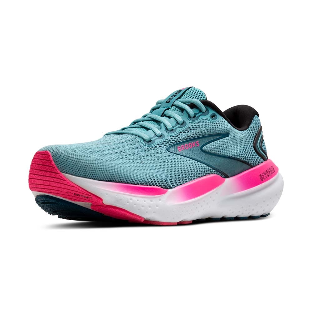 Brooks Glycerin 21 Joggesko Dame Turkis/Rosa