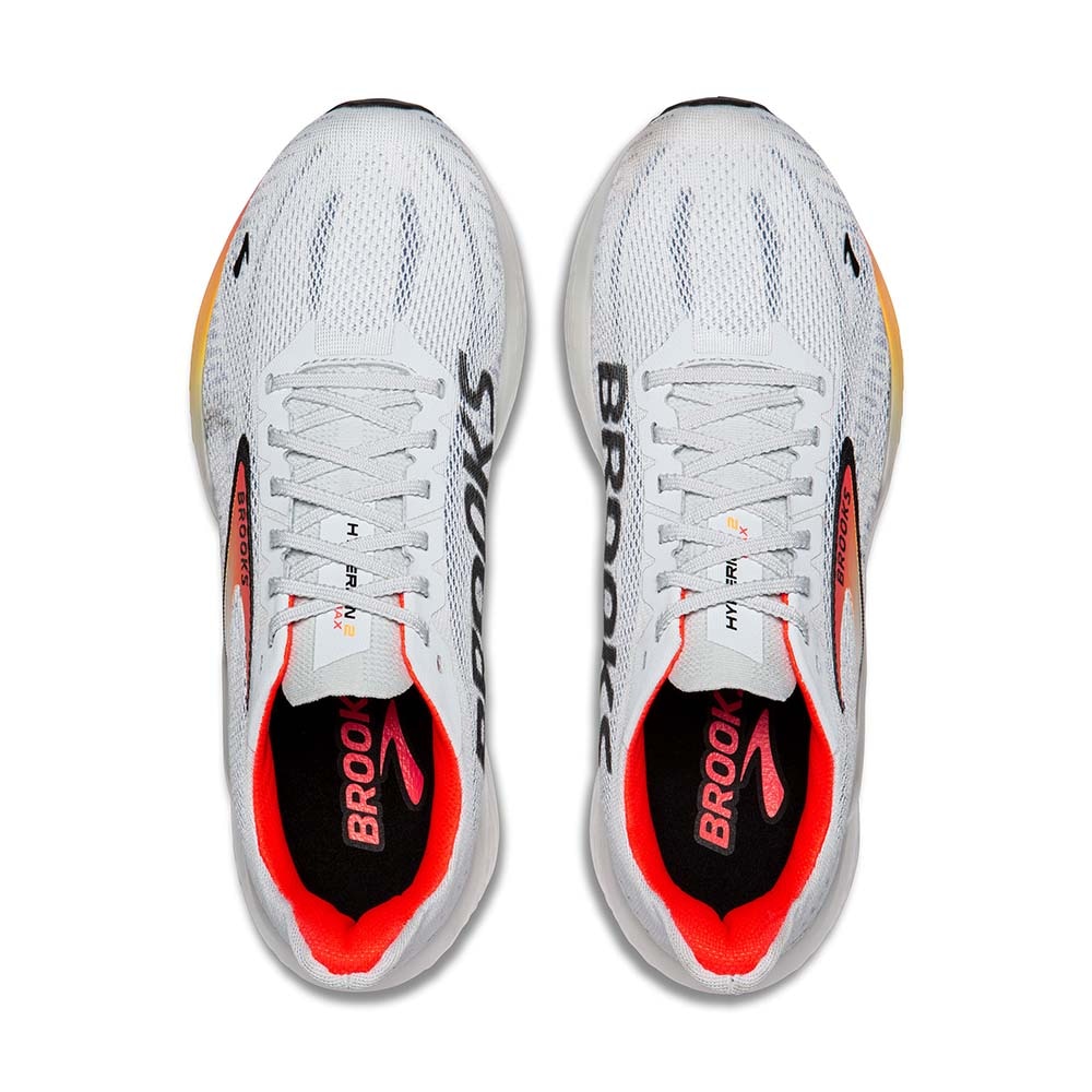 Brooks Hyperion Max 2 Joggesko Herre Grå/Oransje/Rød