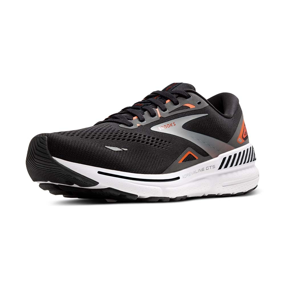 Brooks Adrenaline GTS 23 Joggesko Herre Sort/Oransje