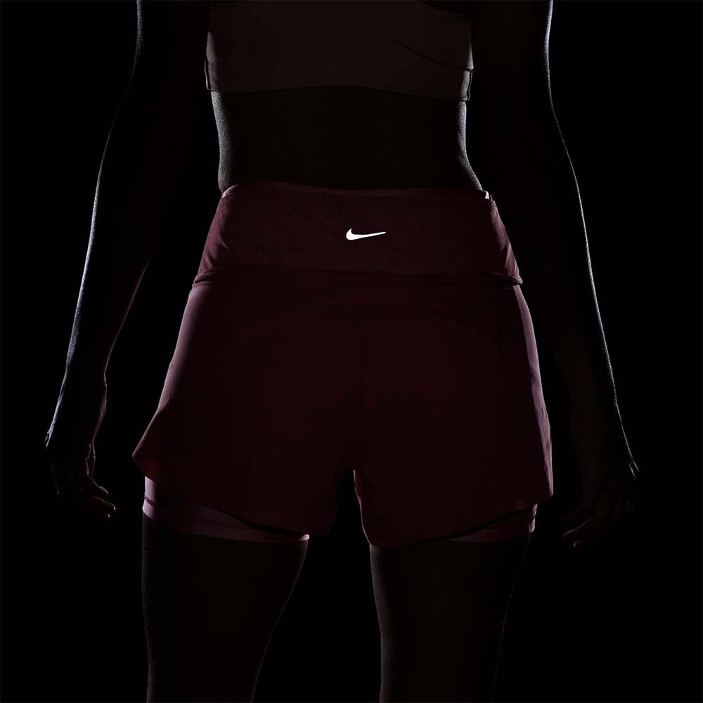 Nike Dri-Fit Swift 2-i-1 Løpeshorts Dame Rosa