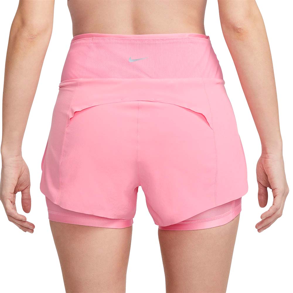 Nike Dri-Fit Swift 2-i-1 Løpeshorts Dame Rosa