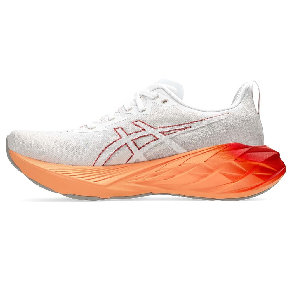 Asics Novablast 4 Joggesko Herre Hvit/Oransje/Rød