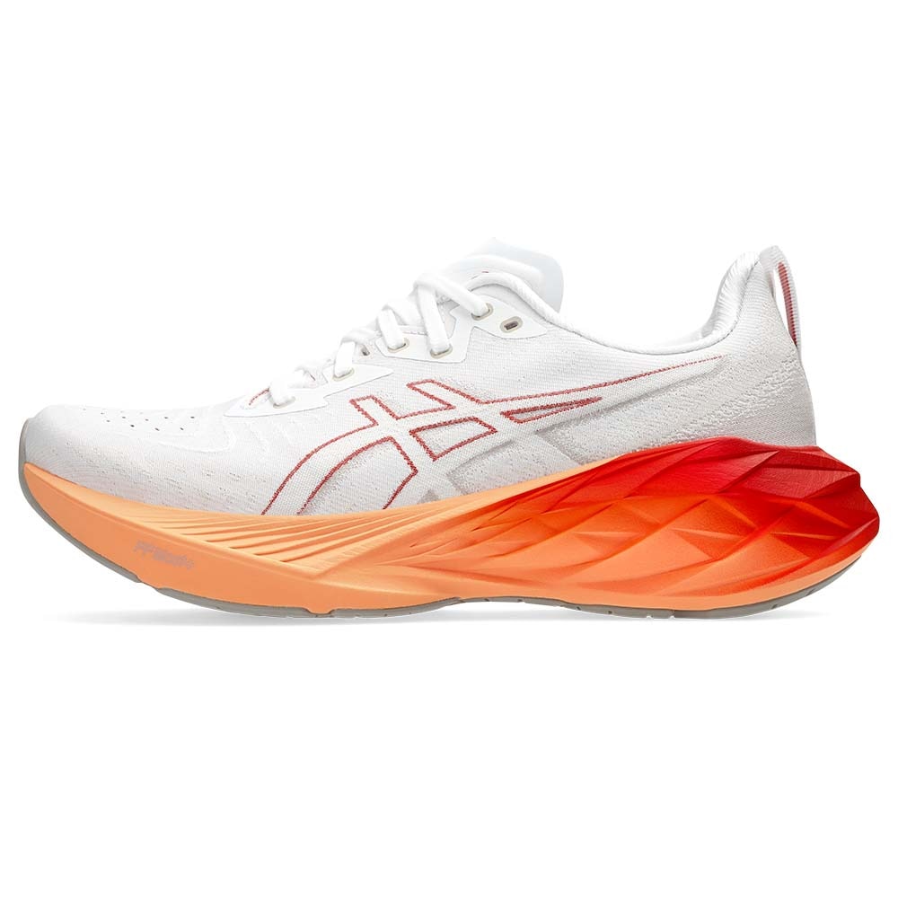 Asics Novablast 4 Joggesko Herre Hvit/Oransje/Rød