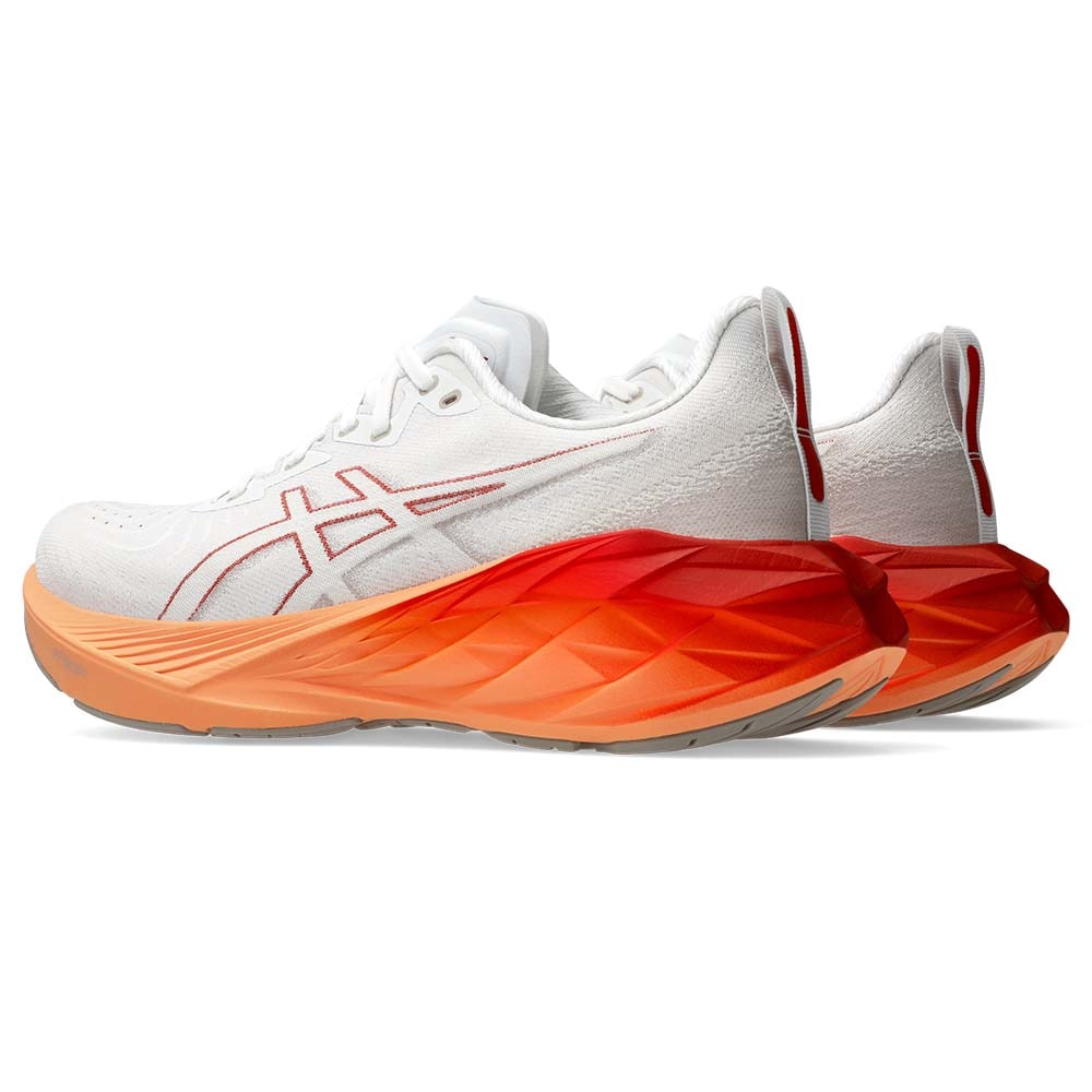 Asics Novablast 4 Joggesko Herre Hvit/Oransje/Rød