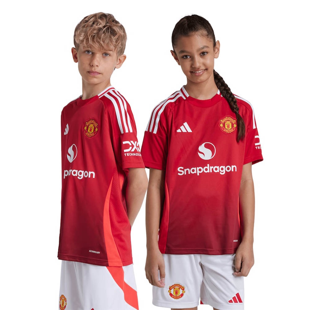 Adidas Manchester United Fotballdrakt Barn 24/25 Hjemme