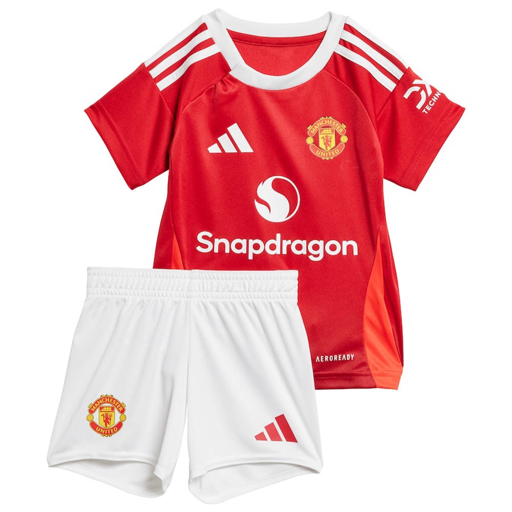 Adidas Manchester United Draktsett 24/25 Baby Hjemme