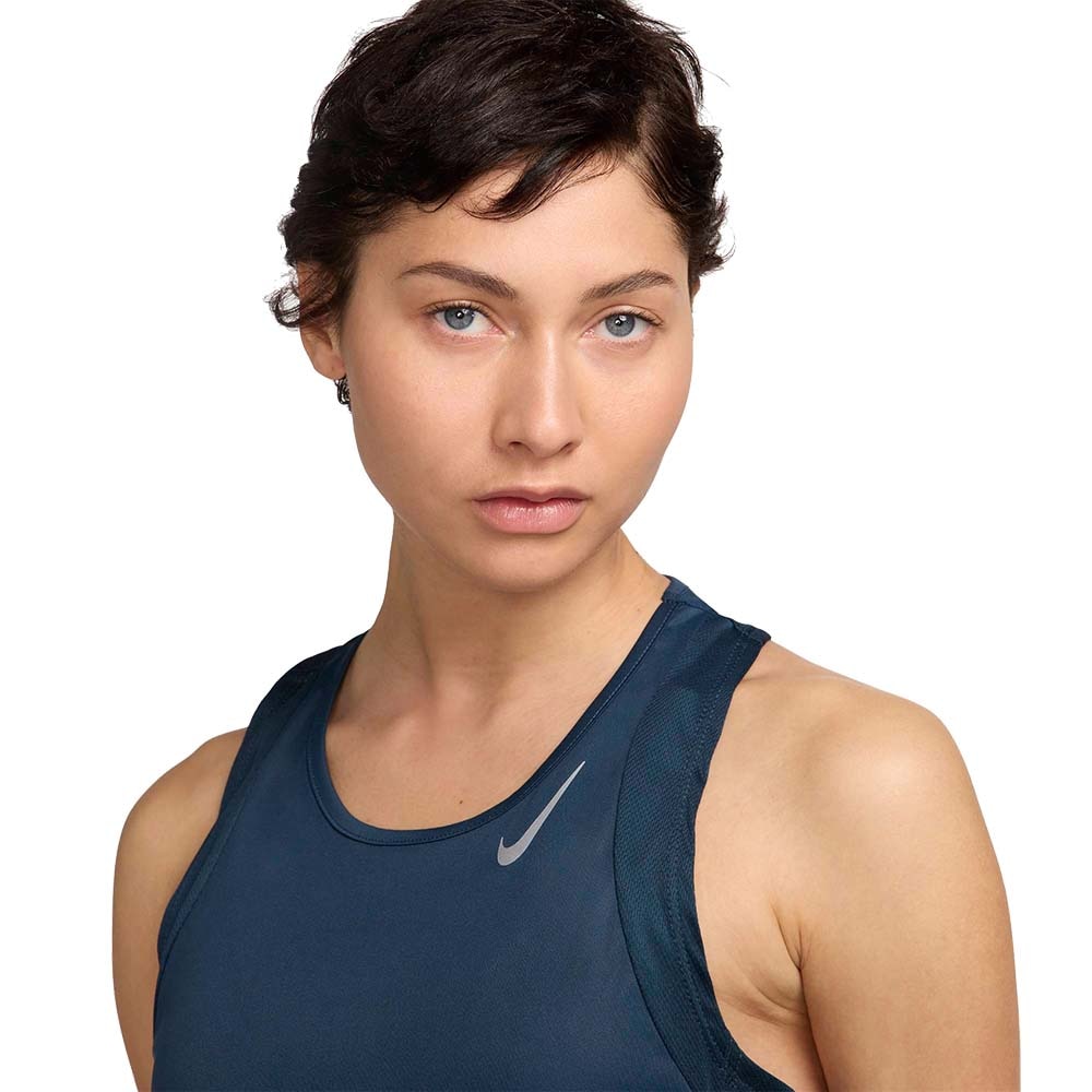 Nike Dri-Fit Race Singlet Dame Mørk Blå