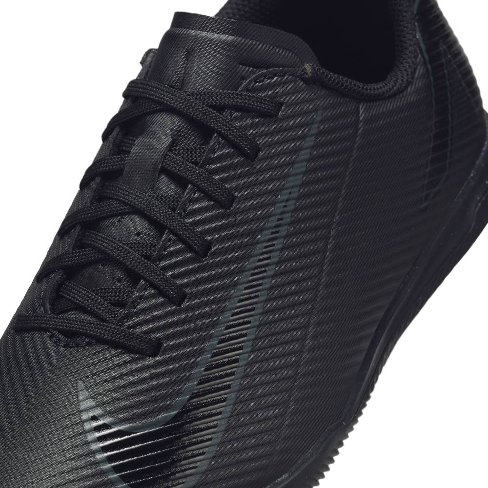 Nike Mercurial Zoom Vapor 16 Club IC Innendørs Fotballsko Barn Shadow Sort 