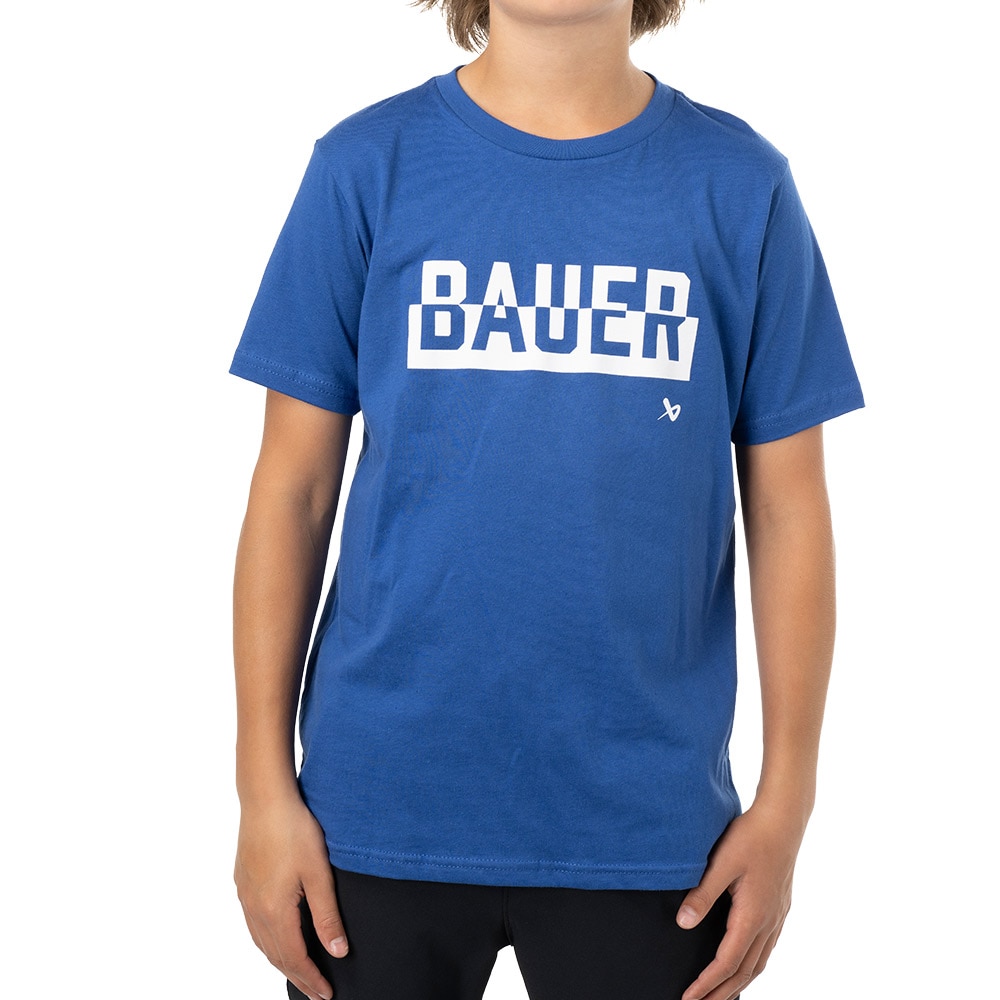 Bauer Dept Barn T-skjorte Blå
