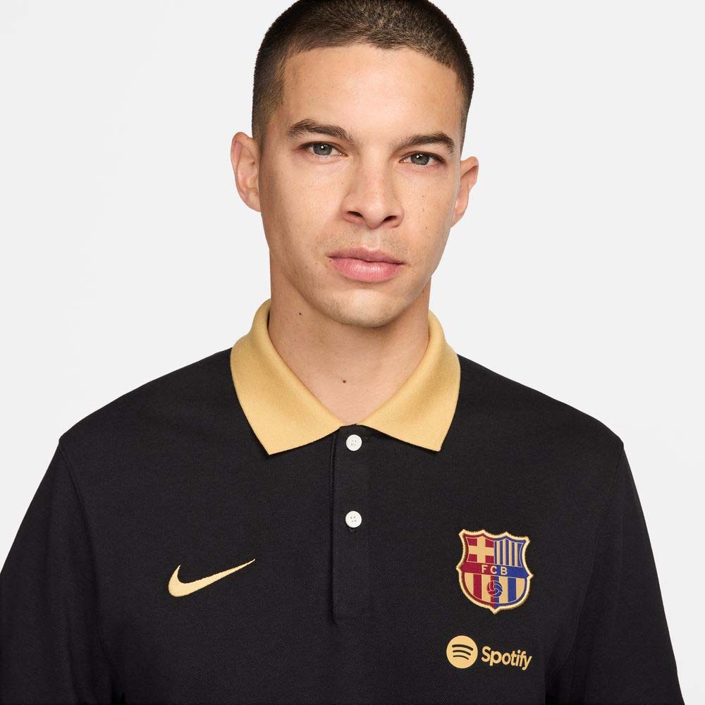 Nike FC Barcelona Polo Dri-FIT 2.0 Sort 24/25