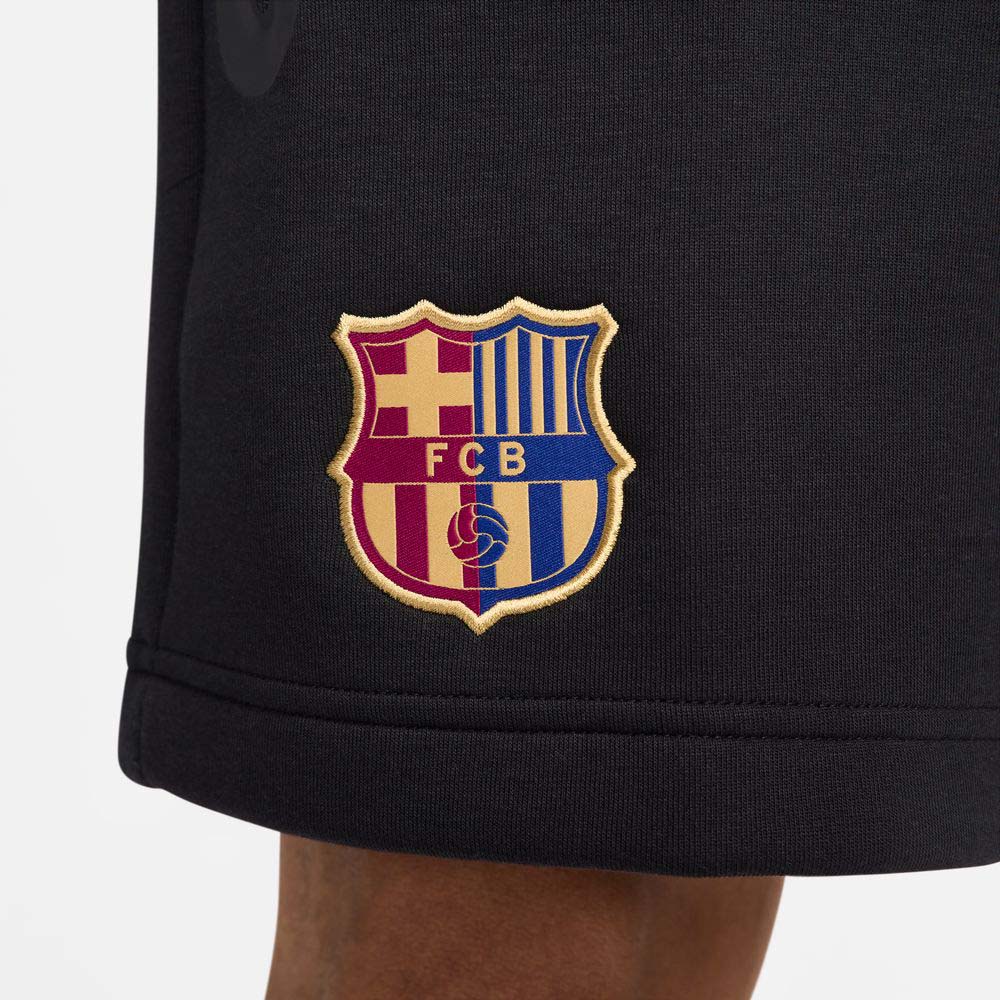 Nike FC Barcelona Tech Fleece Fritidsshorts Sort 24/25