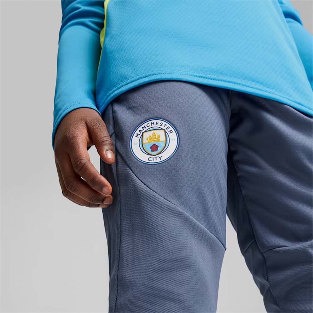 Puma Manchester City Fotballbukse Barn Marine 24/25