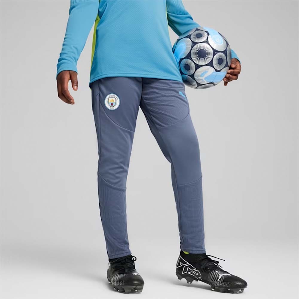 Puma Manchester City Fotballbukse Barn Marine 24/25