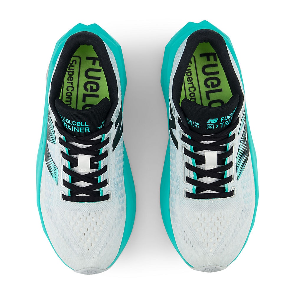 New Balance FuelCell SuperComp Trainer V3 Joggesko Dame Turkis/Hvit