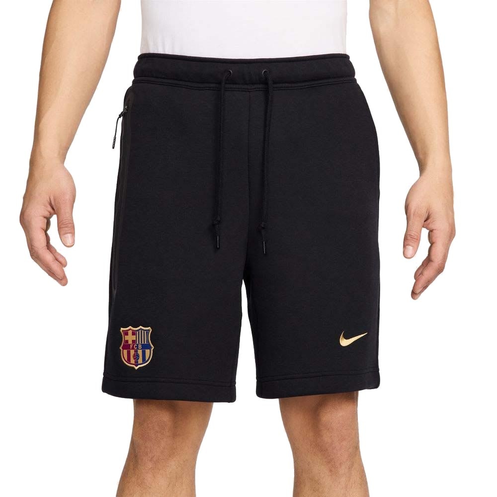 Nike FC Barcelona Tech Fleece Fritidsshorts Sort 24/25