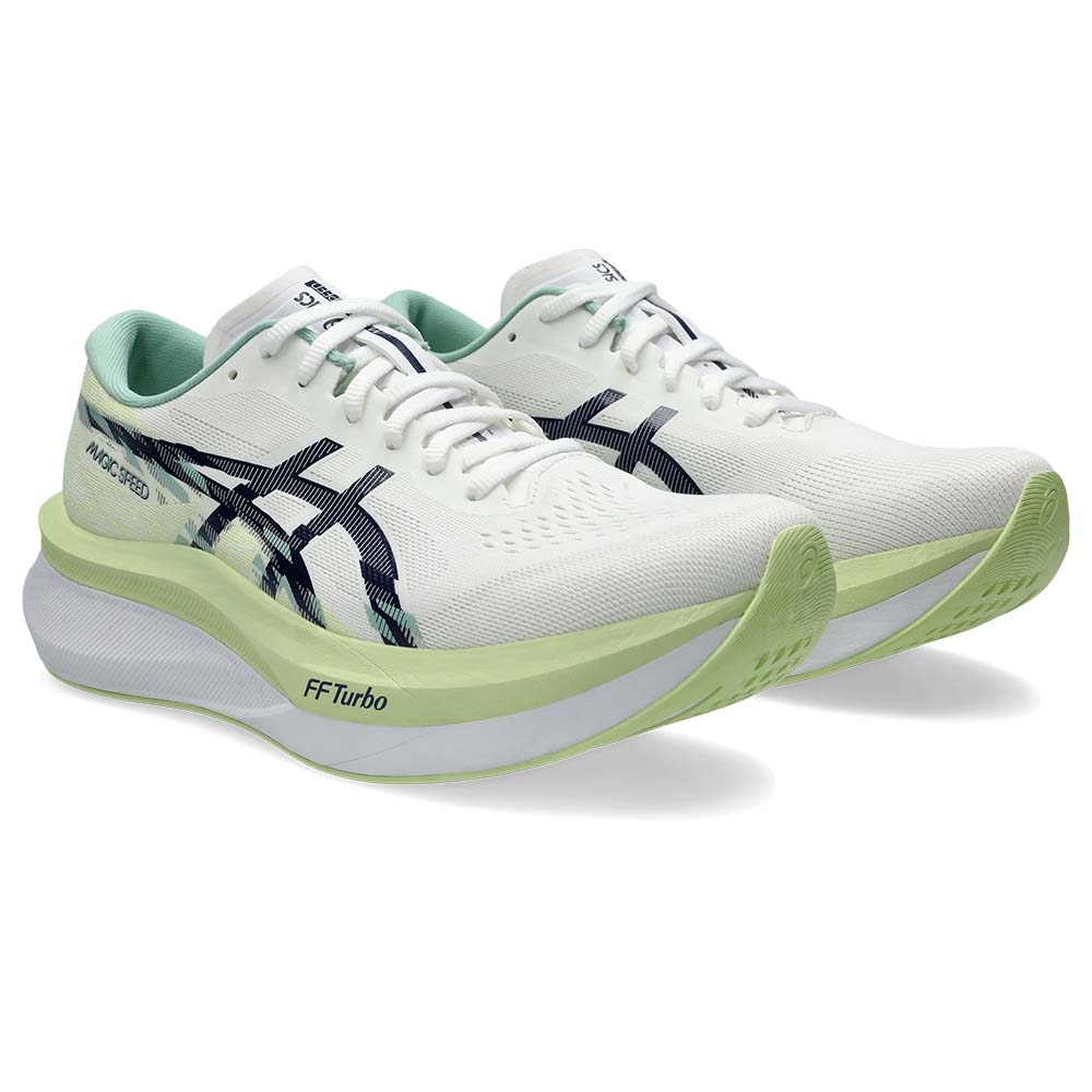 Asics Magic Speed 4 Joggesko Herre Hvit/Grønn