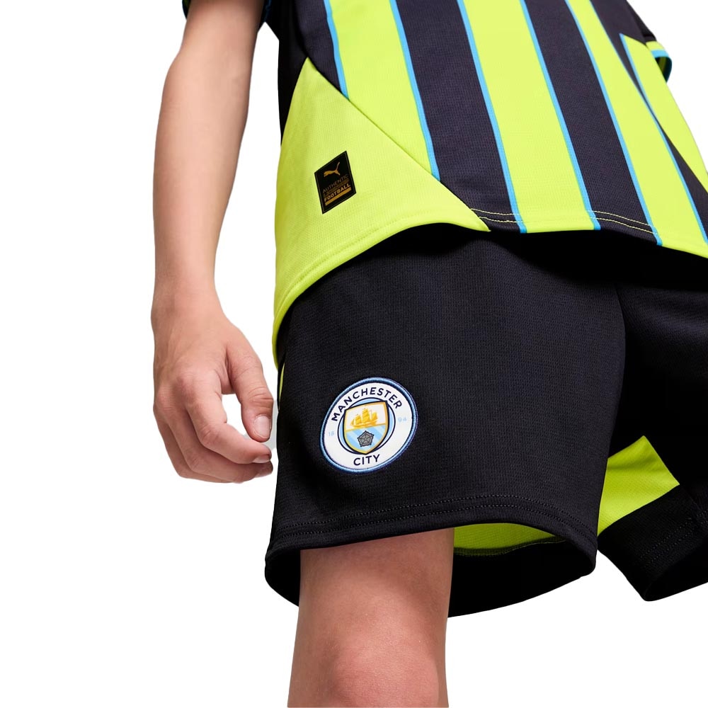 Puma Manchester City Fotballshorts 24/25 Barn Borte